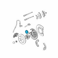 OEM 2000 Chrysler Sebring Seal-Brake Support Diagram - 4509544