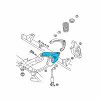 OEM Dodge Ram 1500 Lower Control Arm Diagram - 5290614AE