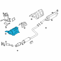 OEM 2020 Kia Forte Protector-Heat Front Diagram - 28791F3000