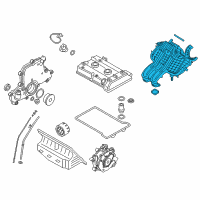 OEM 2019 BMW i3s Intake Manifold System Diagram - 11-61-8-530-103