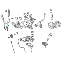 OEM 2010 Toyota Tacoma Guide Diagram - 13561-AD010