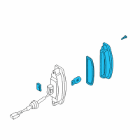 OEM Infiniti QX4 Lamp Assembly-Licence Diagram - 26510-1W300