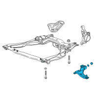 OEM 2016 Chevrolet Spark EV Lower Control Arm Diagram - 95319217