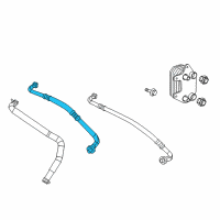 OEM 2016 Dodge Viper Line-Oil Cooler Outlet Diagram - 5030630AF