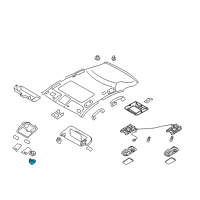 OEM Infiniti FX35 Switch Sunroof Diagram - 25450-1CA5A