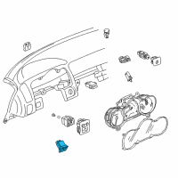 OEM 2005 Lexus SC430 Switch Assembly, Luggage Diagram - 84840-51010-C0