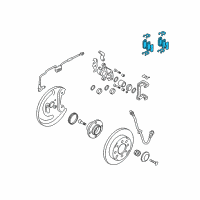 OEM 2007 Kia Spectra Pad Kit-Rear Disc Diagram - 583022FA01