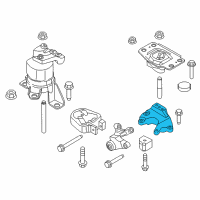 OEM 2013 Lincoln MKZ Mount Bracket Diagram - DG9Z-7M125-B