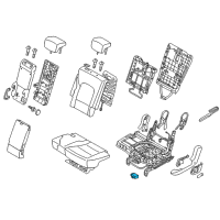 OEM 2014 Hyundai Santa Fe Sport Heater ECU-Rear Diagram - 89196-4Z000