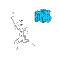 OEM Toyota Camry ABS Control Unit Diagram - 44050-33660