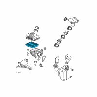 OEM 2008 Kia Spectra Air Cleaner Filter Diagram - 281132F000