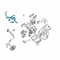 OEM Nissan Hose-Heater, Inlet Diagram - 92400-5Z010