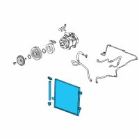 OEM 2009 Hummer H3T Condenser Diagram - 25964057