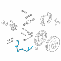 OEM Ford Escape Rear Speed Sensor Diagram - 8L8Z-2C190-A