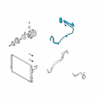 OEM Kia Borrego Suction & Liquid Tube Assembly Diagram - 977602J210