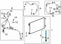 OEM 2022 Buick Encore GX Drier Desiccant Bag Diagram - 42589939