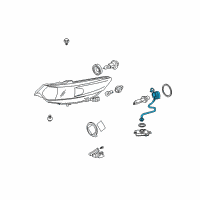 OEM 2013 Acura TSX Igniter, Hid Diagram - 33129-TL0-G01
