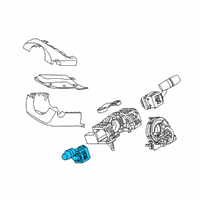 OEM 2020 Toyota Yaris Headlamp Switch Diagram - 84140-WB009