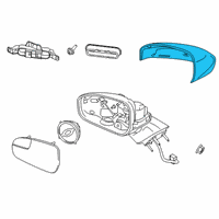 OEM 2018 Ford Fusion Mirror Cover Diagram - DS7Z-17D742-AAPTM