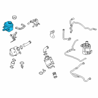 OEM 2013 BMW X6 Coolant Expansion Tank Diagram - 17-13-7-589-526