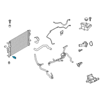 OEM Ford Radiator Drain Plug Diagram - 6G9Z-8115-A