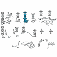 OEM 2011 Acura TL Filter Set, Fuel Diagram - 17048-TK5-A00