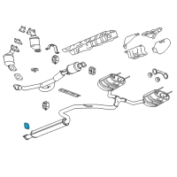 OEM 2015 Buick Verano Front Muffler Gasket Diagram - 20907464