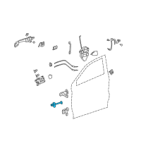 OEM 2010 Acura RDX Checker, Left Front Door Diagram - 72380-STK-A01