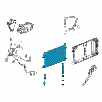 OEM Buick Condenser Diagram - 39025498