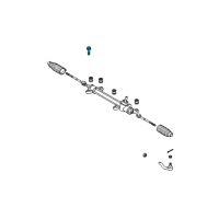 OEM 2013 Toyota Corolla Gear Assembly Mount Bolt Diagram - 90119-12379