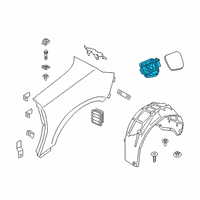 OEM BMW Z4 COVER POT Diagram - 51-17-7-433-413