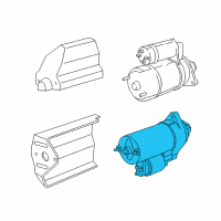 OEM 1998 BMW 540i Starter Diagram - 12-41-1-729-981