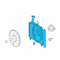 OEM Scion xD Fan Shroud Diagram - 16711-37050