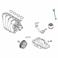 OEM 2013 Hyundai Elantra Coupe Oil Level Gauge Rod Assembly Diagram - 26611-2E021