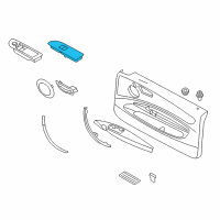 OEM BMW 128i Window Switch Right Diagram - 61-31-9-162-997