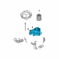 OEM Honda CR-V Case Set, Air Cleaner Diagram - 17201-PNA-000