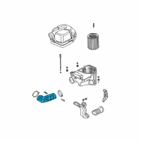 OEM Honda CR-V Tube, Air Flow Diagram - 17228-PNB-J00