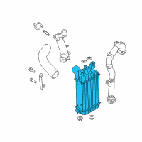 OEM Nissan Charge Air Cooler Diagram - 14461-BV80B