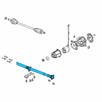 OEM 2011 Ford Explorer Drive Shaft Assembly Diagram - 8G1Z-4R602-B