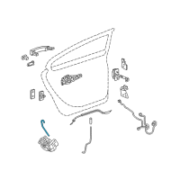 OEM 2010 Buick LaCrosse Control Rod Diagram - 25779145