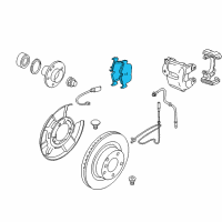 OEM 2015 BMW X1 Disc Brake Pad Repair Kit Diagram - 34-21-6-790-761