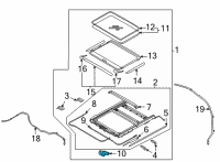 OEM Kia Carnival MOTOR ASSY-SUNROOF R Diagram - 81680R0100