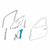 OEM Honda Regulator Assembly, Left Front Door Power Diagram - 72250-S5S-G02