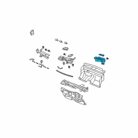 OEM 2008 Honda Fit Insulator, Dashboard (Outer) Diagram - 74251-SLN-A00