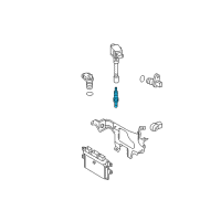 OEM Nissan Versa Spark Plug Diagram - 22401-JD01B