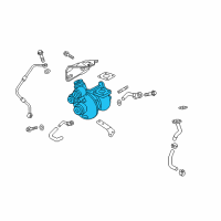 OEM 2012 Hyundai Genesis Coupe TURBOCHARGER Diagram - 28231-2C410