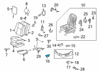 OEM 2005 Toyota Avalon Adjust Switch Diagram - 84920-AC010-B1