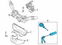 OEM 2020 Kia Niro Lock Key & Cylinder Set Diagram - 81905G5600