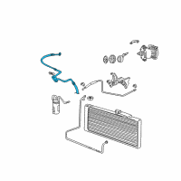 OEM 2003 Dodge Ram 3500 Line-A/C Suction & Discharge Diagram - 55056934AB