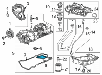 OEM 2022 Buick Encore GX Valve Cover Gasket Diagram - 12670503